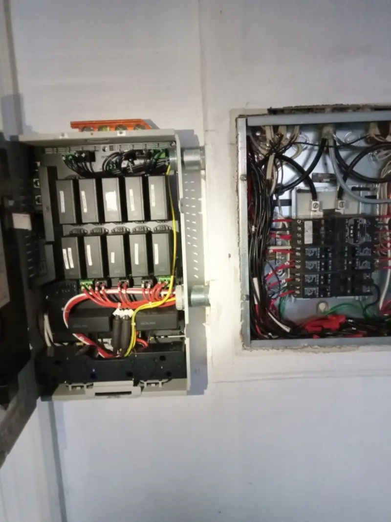 Electrical panel upgrade completed for Ring Doorbell Installation in Alexandria